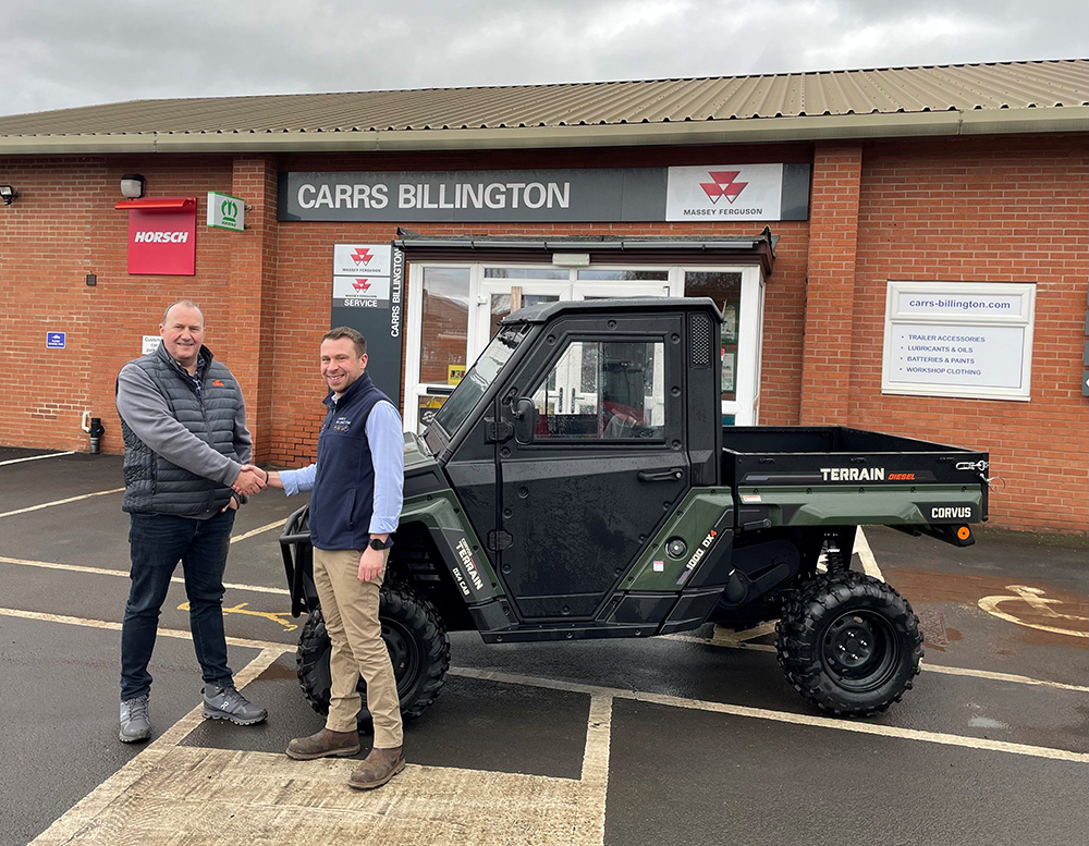 Boss ORV and Corvus Off-Road Vehicles join forces with Carrs-Billington