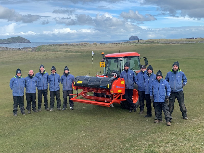 North Berwick delighted with speed and flexibility of Wiedenmann Terra Spike GXi 8HD