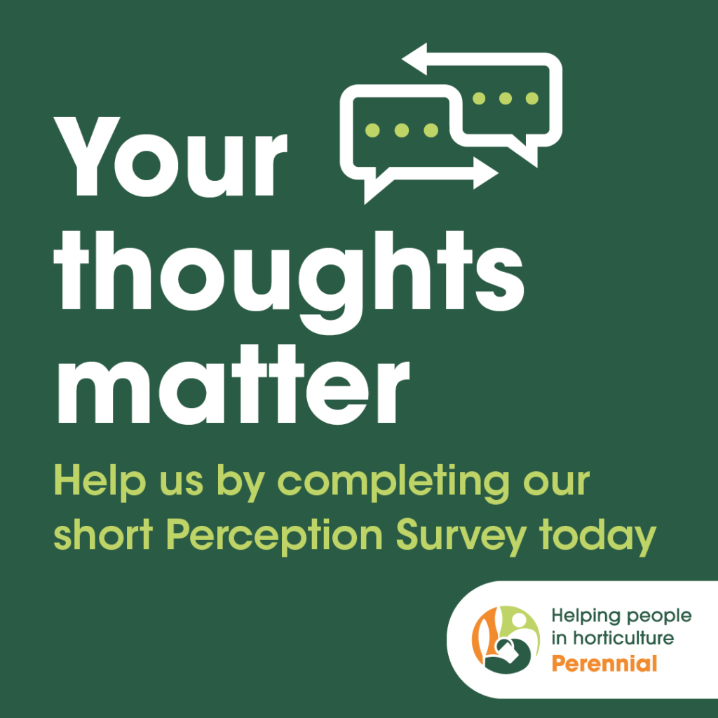 Perennial asks the horticultural community to share their views in its Perception Survey and online panel