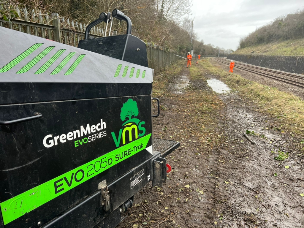 VMS keep operations ‘on track’ with fleet of woodchippers from GreenMech