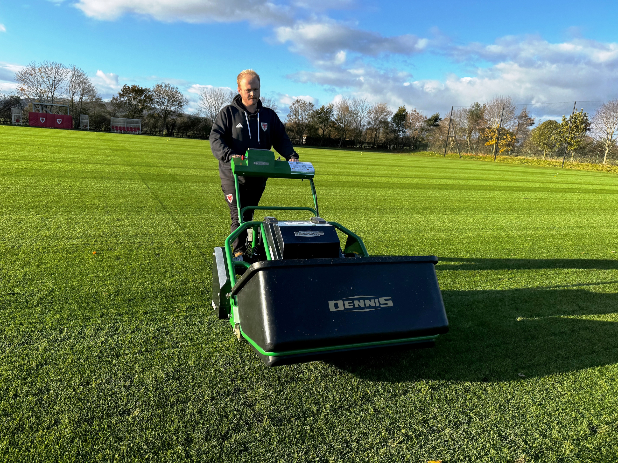 Dennis gives Colliers Park the cutting edge