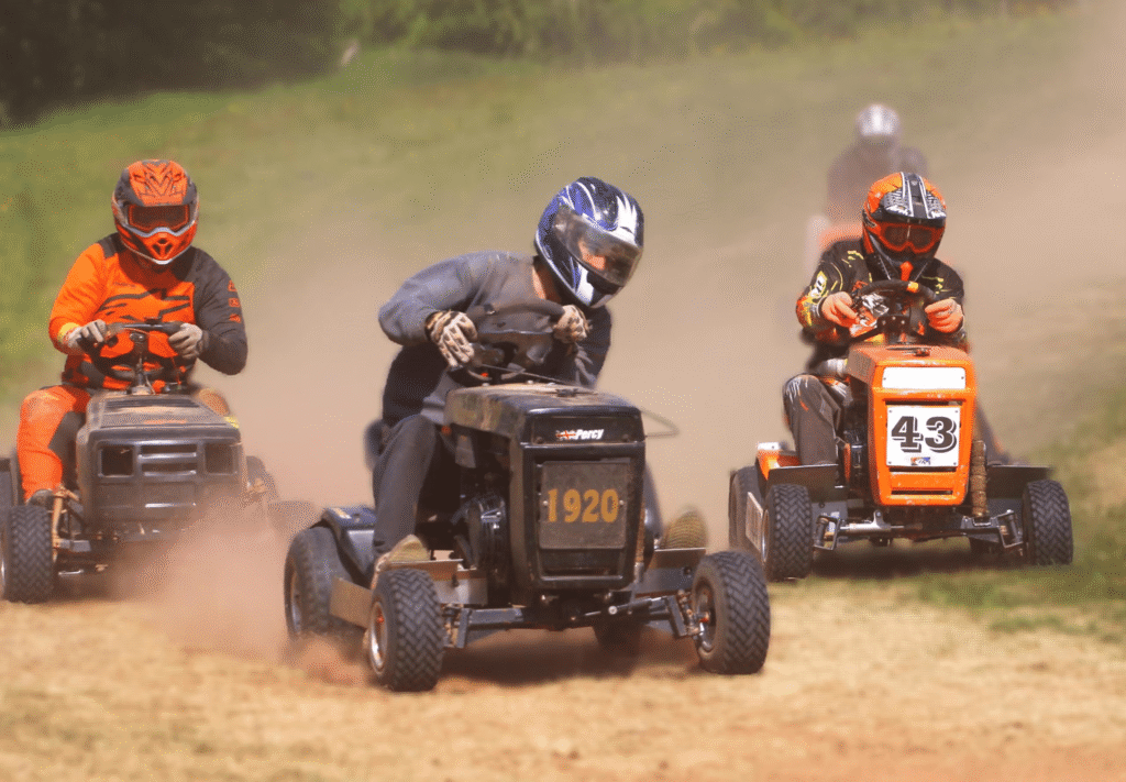 Lawn Mower Racing Roars into GroundsFest Lawn Mower Racing Roars into GroundsFest