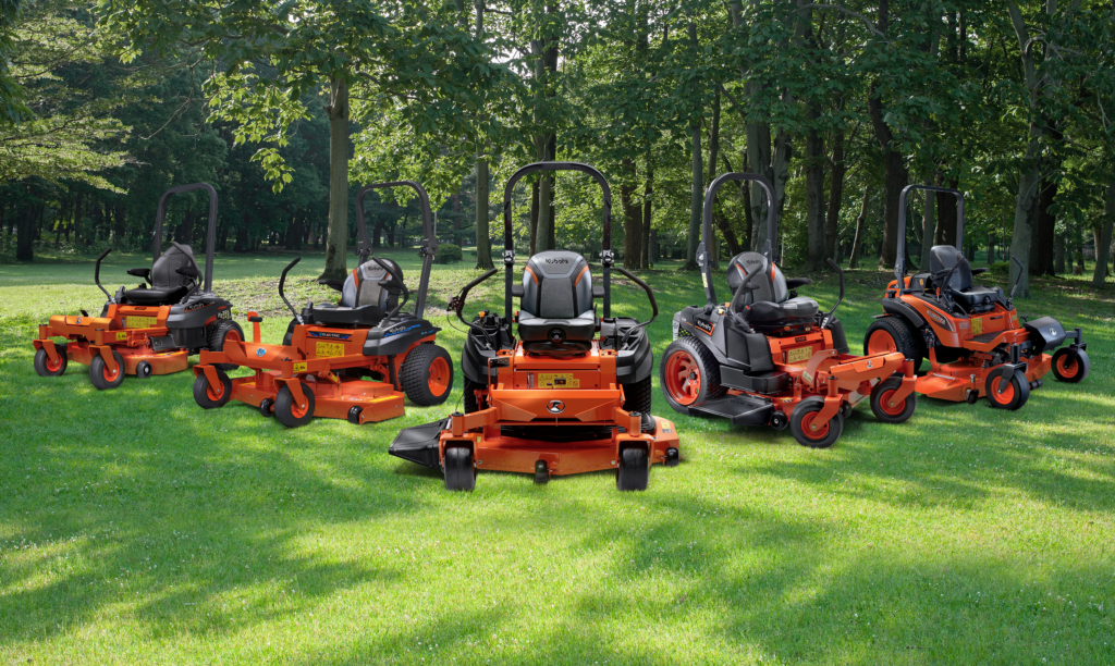 All applications covered with Kubota’s bigger zero-turn range All applications covered with Kubota’s bigger zero-turn range