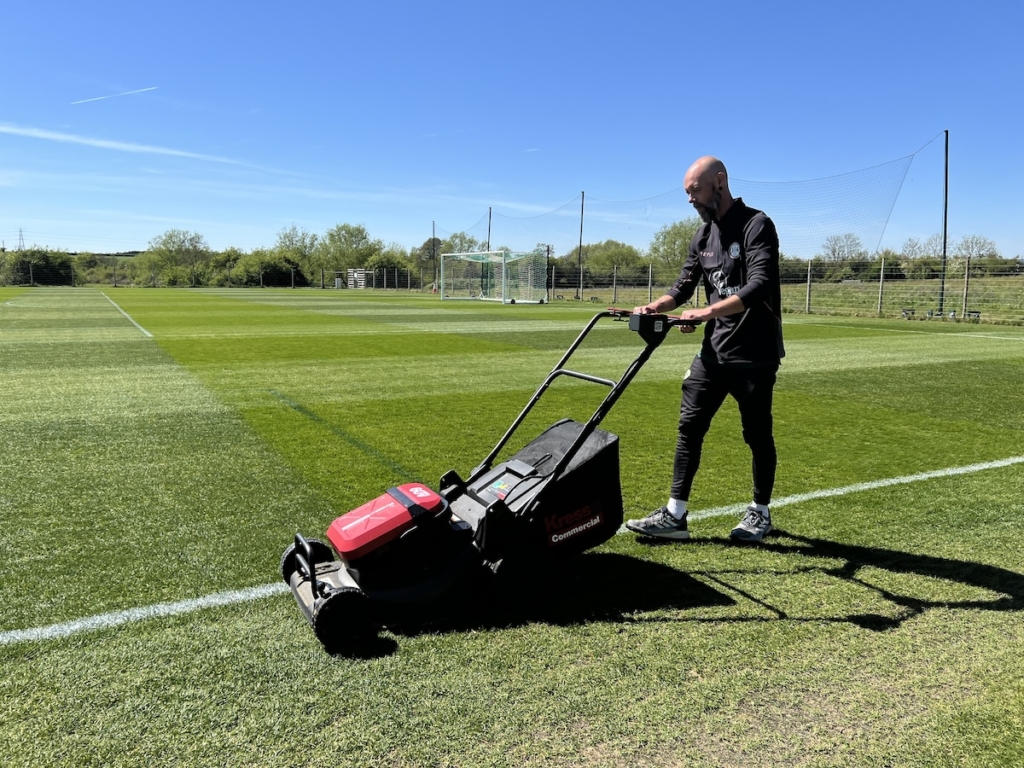 Forest Green Rovers turns to Kress for efficient electric grounds care Forest Green Rovers turns to Kress for efficient electric grounds care