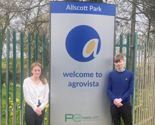 Two new Agrovista Amenity Apprentices