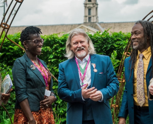 The Great British Garden Festival Ambassadors receive their Medals