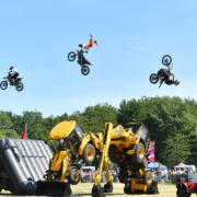 Sizzling party atmosphere as JCB lays on 75th birthday bash