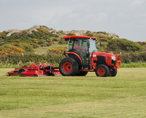 Kubota tractor is top gun