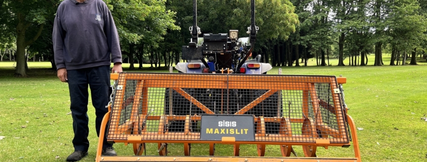 Pastures Golf Club no longer need to rely on a contractor to aerate their fairways after purchasing a SISIS Maxislit.