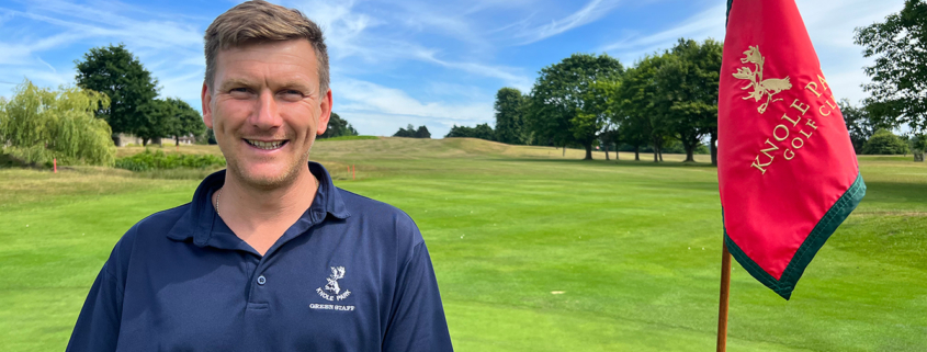 Kris Durrant, Head Greenkeeper at Knole Park Golf Club says his entire nutritional programme revolves around Vitalnova Stressbuster.