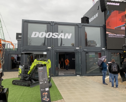 Doosan Previews DX20ZE Electric Mini-Excavator at Bauma