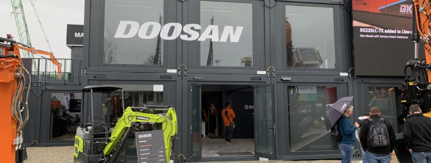 Doosan Previews DX20ZE Electric Mini-Excavator at Bauma