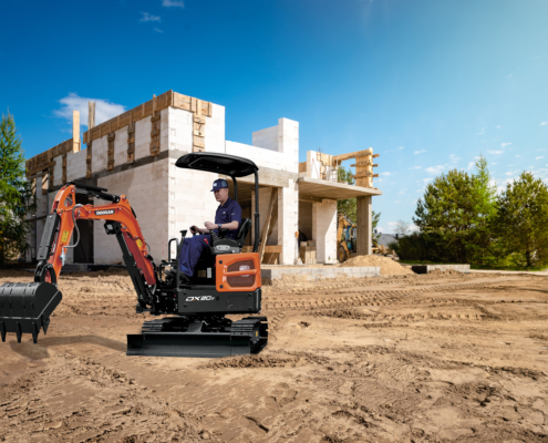 Doosan Launches New DX20Z-7 Two Tonne Mini-Excavator