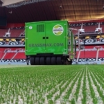 19 World Cup games and 38 training sessions in Qatar are being played on GrassMax hybrid grass NextGen technology.
