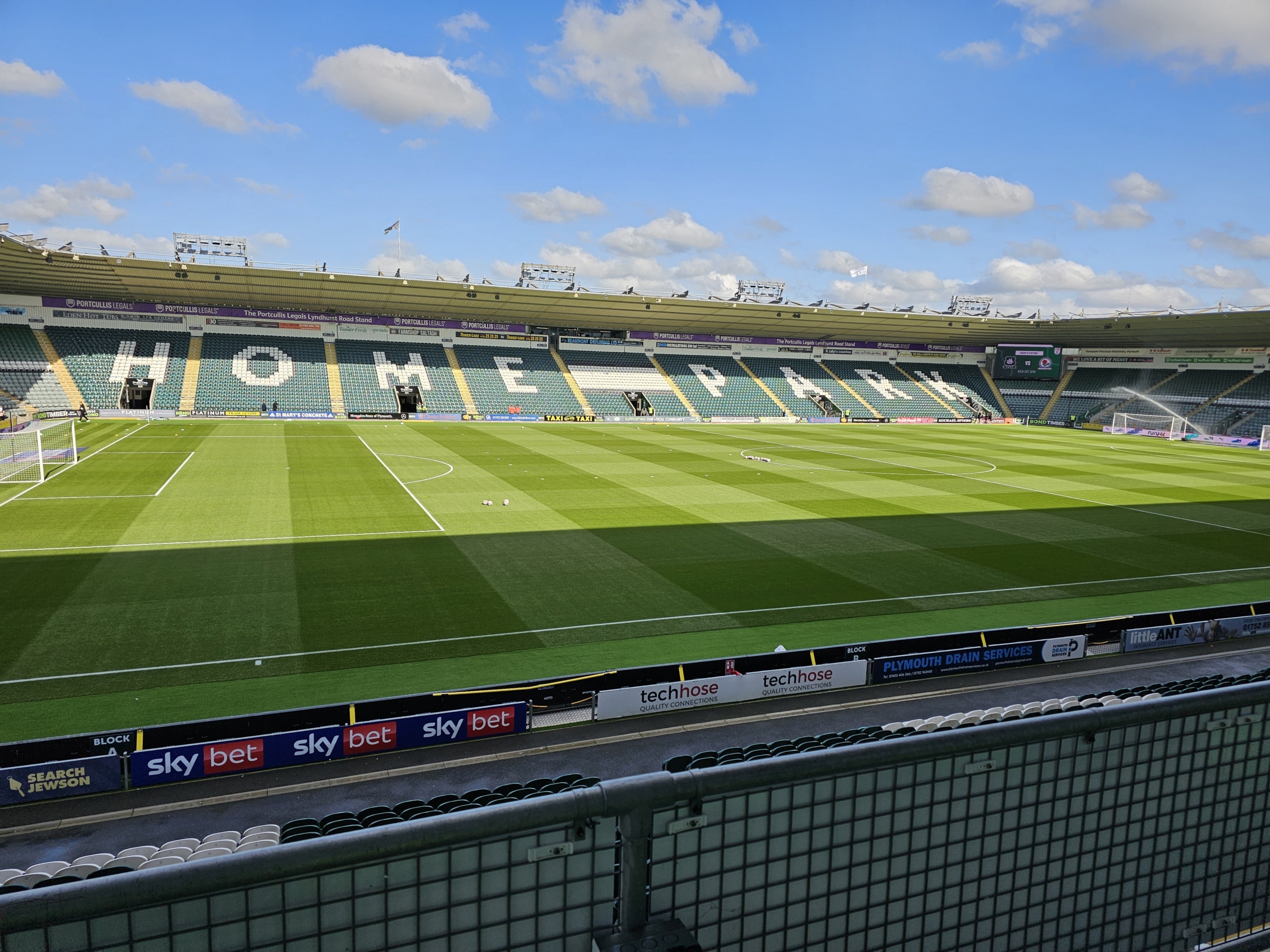 Pitch Perfection at Plymouth Argyle