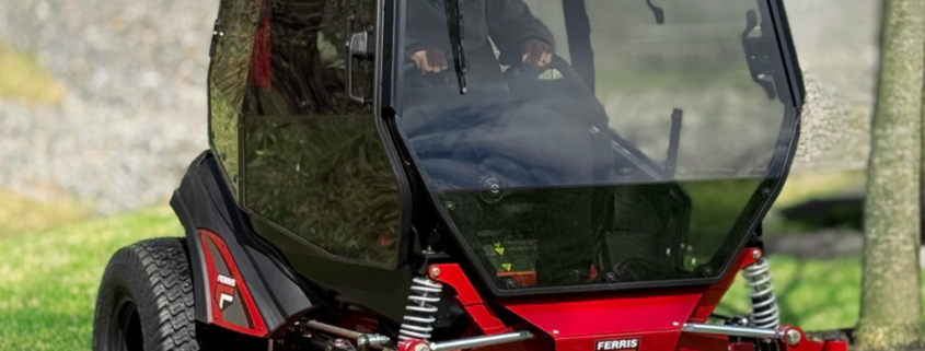 Curtis Industries Adds Air-Conditioned Cab For Ferris ISX3300 Mowers