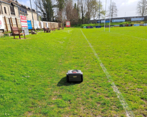 STIGA Robot Mowers Bed Down At Bideford RFC