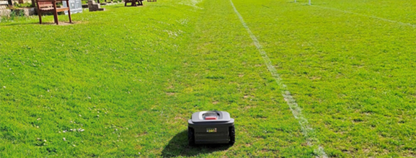 STIGA Robot Mowers Bed Down At Bideford RFC