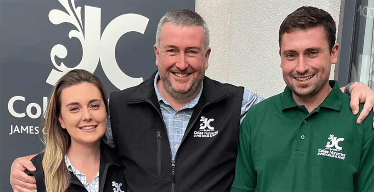 James Coles is preparing Coles Nurseries for the fifth generation