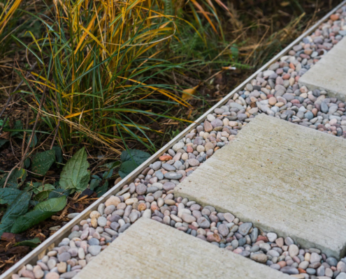 How RainEdge premium edging reduces risk of waterlogging
