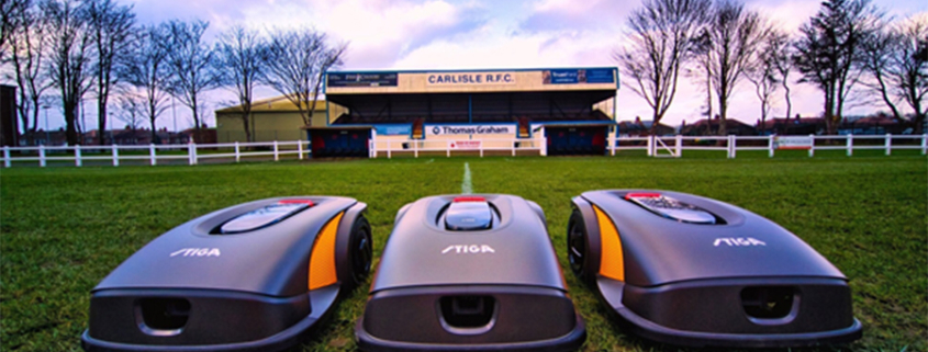 STIGA Robot Mowers Offering A Cutting Advantage at Carlisle RFC