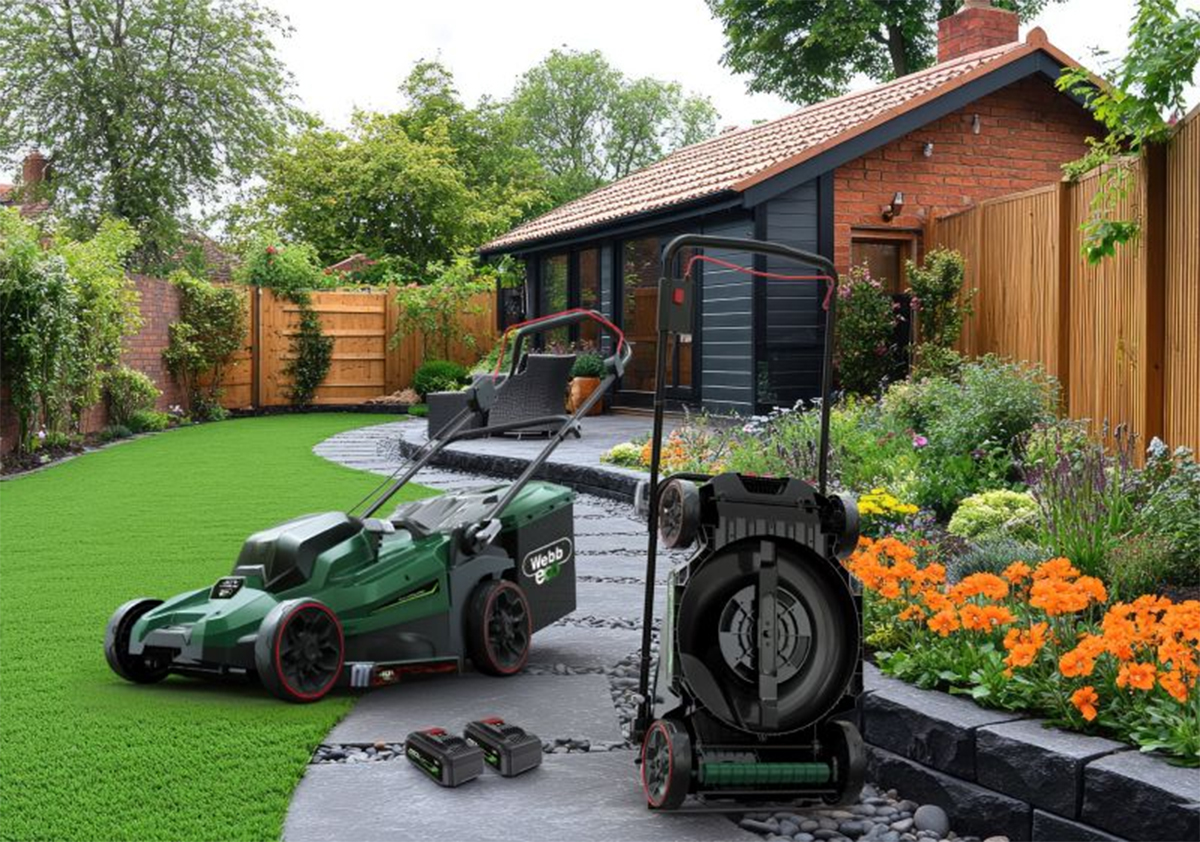 New Webb Eco 40V cordless X-Series rear roller