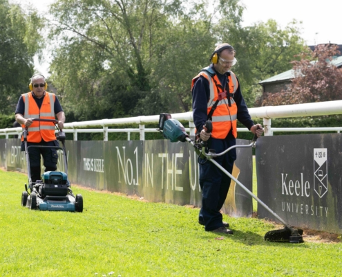 Makita XGT tools helping to maintain Keele University