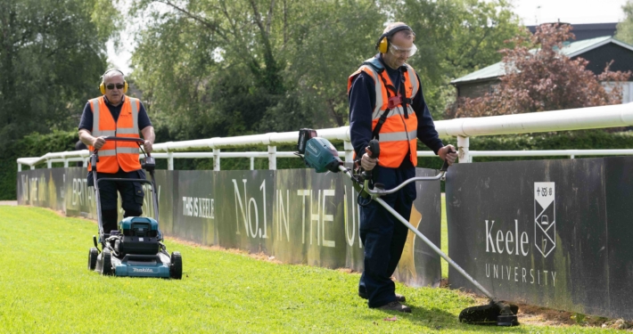 Makita XGT tools helping to maintain Keele University
