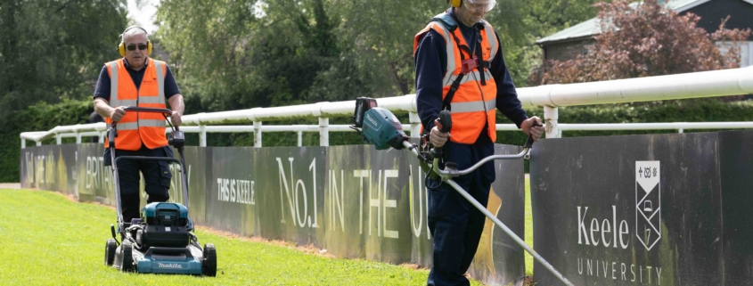 Makita XGT tools helping to maintain Keele University