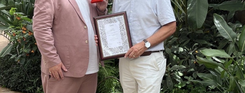 Ian Drummond honoured by RHS for 40 years in horticulture